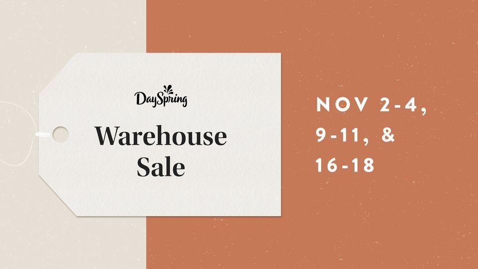 DaySpring Annual Warehouse Sale