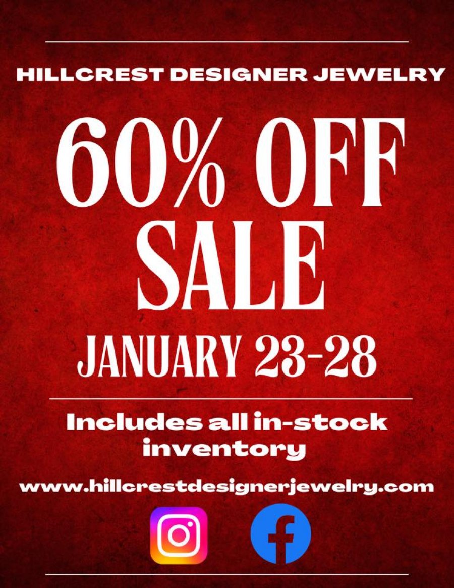 Hillcrest Designer Jewelry 60% OFF SALE