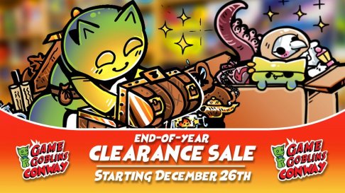 Game Goblins End-of-Year Clearance Sale - Conway
